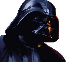 Darth Vader as he appears in the game.